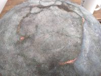 Alternative view of Antique French Large Copper Brass Kettle Pot Stove Bath Hot Water Traditional Fireplace circa 1850-1900's