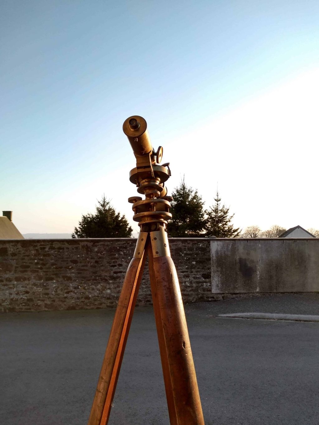 Antique English Surveyor Bostrom With Original Tripod Thornton Manchester Surveying Legs Available Seperately c1910’s