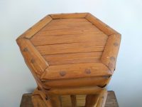 Alternative view of Vintage Asian Bamboo Plant Display Flower Temple Offering Stand Table circa 1970's