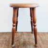 Vintage French Wooden Wood Milking Stool Chair Seat Kitchen Table Farm Cow Goat circa 1950-60's