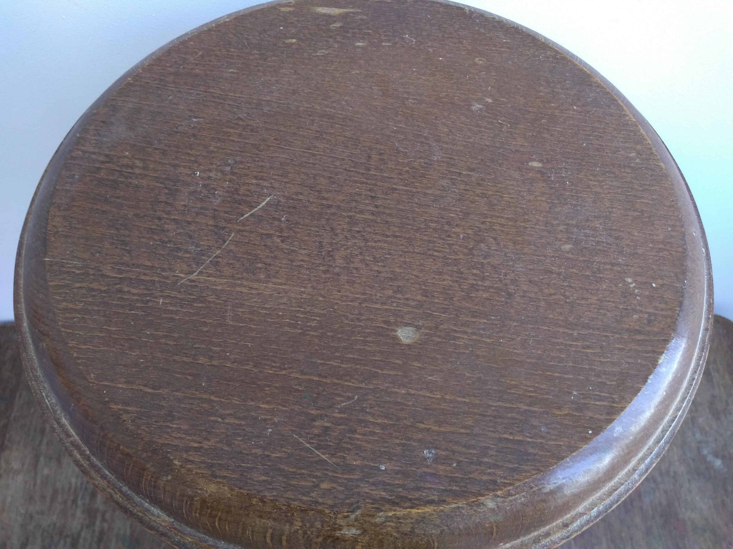 Vintage French Wooden Wood Milking Stool Chair Seat Kitchen Table Farm Cow Goat circa 1950-60’s 2 Vintage French Wooden Wood Milking Stool Chair Seat Kitchen Table Farm Cow Goat circa 1950-60's - Image 2