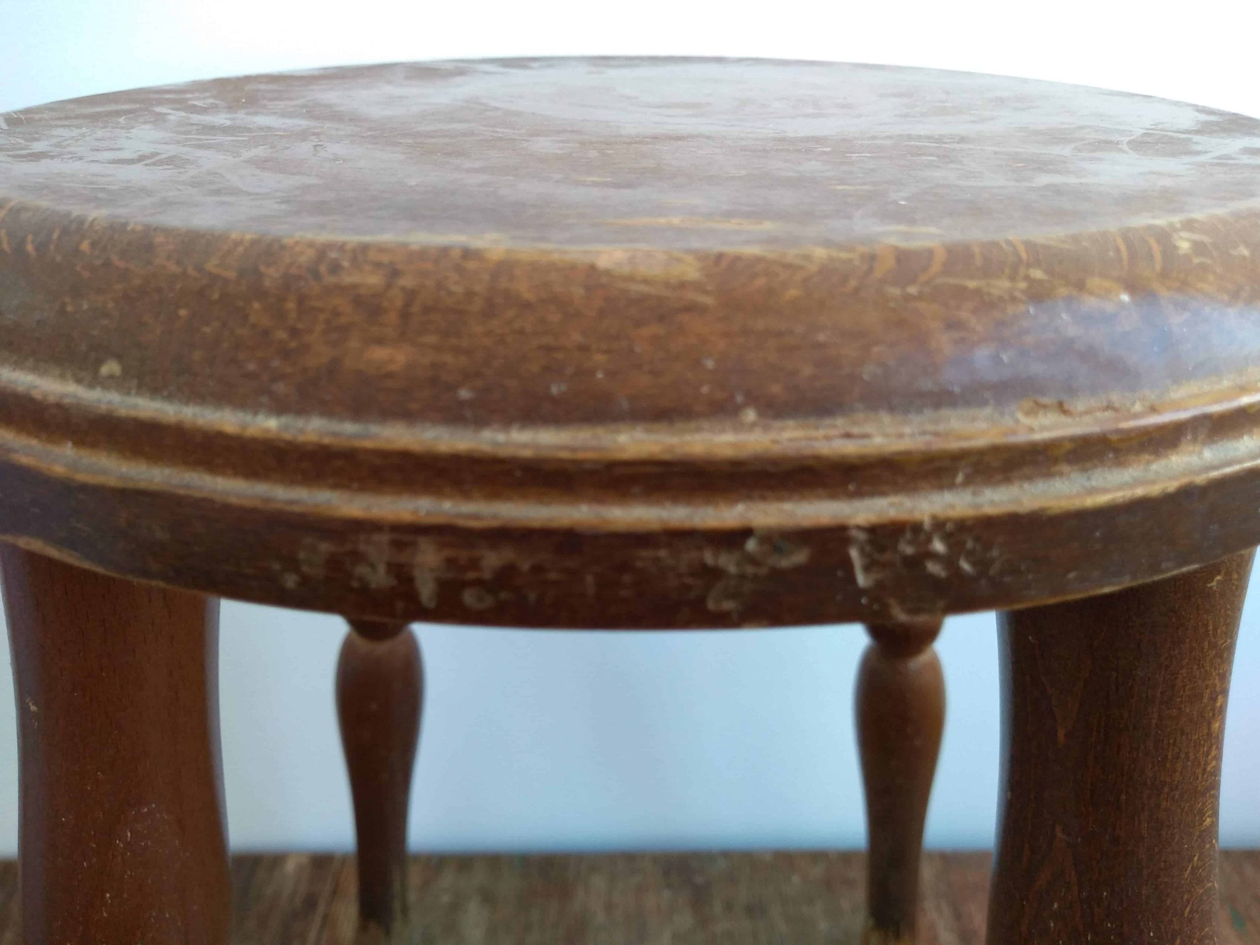 Vintage French Wooden Wood Milking Stool Chair Seat Kitchen Table Farm Cow Goat circa 1950-60’s 6 Vintage French Wooden Wood Milking Stool Chair Seat Kitchen Table Farm Cow Goat circa 1950-60's - Image 7