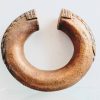 Antique African Niger Baoule Dogon Solid Copper Manilla Currency Bracelet Bangle Medium Jewellery Jewelry c1900's