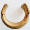 Antique African Niger Baoule Dogon Solid Bronze Manilla Currency Bracelet Bangle Medium Jewellery Jewelry c1900's