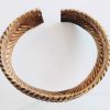Antique African Niger Baoule Dogon Solid Copper Manilla Currency Bracelet Bangle Large Jewellery Jewelry c1900's