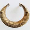 Antique African Niger Baoule Dogon Solid Bronze Manilla Currency Bracelet Bangle Small Jewellery Jewelry c1900's
