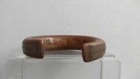 Alternative view of Antique African Niger Baoule Dogon Solid Copper Manilla Currency Bracelet Bangle Medium Jewellery Jewelry c1900's