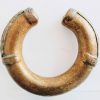 Antique African Niger Baoule Dogon Solid Bronze Manilla Currency Bracelet Bangle Small Jewellery Jewelry c1900's