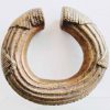 Antique African Niger Baoule Dogon Solid Bronze Manilla Currency Bracelet Bangle Medium Jewellery Jewelry c1900's
