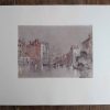 Vintage French Grand Master Print Grange Bateliere Paris De Grands Maitres William Turner Le Grand Canal Venice c1970's