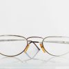 Vintage English thick lensed prescription glasses spectacles optical aids including case circa 1980-90's