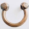 Antique African Niger Baoule Dogon Solid Bronze Manilla Currency Bracelet Bangle Large Jewellery Jewelry c1900's