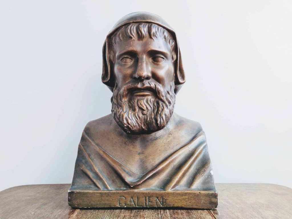 Antique French Larger Than Lifesize Head Bust Of Claude Galien Medicine Doctor Ornament Decorative Piece Centrepiece c1900’s