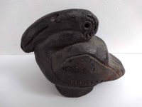Alternative view of Antique Pre-Colombian Pottery Clay Pelican Statue Figurine Ornament Decoration Primitive Sculpture Art c1000-1500AD