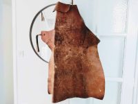 Vintage French Ironsmith Stonesmith Mason Tradesman Butcher Apron Thick Leather Knife Clothes Prop Dungeon Display c1960-70's