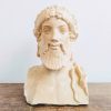Vintage French Roman Double head of Hermes Musee Du Louvre Bust Statue Figurine Resin Decorative Ornament circa 1980-90's