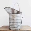 Vintage French Large Decalinox Decalitre Aluminium Measuring Bucket 10 Litre Jug Pitcher Calvados Cider Milk c1960-1970's