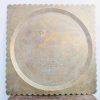 Vintage Moroccan Large Arabian Temple Decoration Square Tea Food Tray Plate Dish Charger Serving Wall Hanging c1960-70's