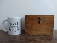 Alternative view of Vintage French Rustic Wooden Wood Storage Box Tool Screw Nail Pot Carrier Holder Sorter Display Toolbox Handyman c1950-60's