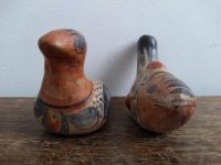 Alternative view of Vintage South American Mexican Style Bird Fish Decoration Decorative Ornament Decor Display Terracotta Clay c1970-80's