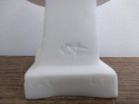 Alternative view of Vintage French Bellini Stone Like Cast Composer Music Small White Bust Statue Figurine circa 1970-80's