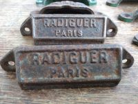Alternative view of Vintage French Drawer Handles Radiguer Paris FTF Belt Buckle FL Priced Individually c1920-50's