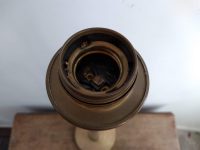 Alternative view of Vintage French French Pompiers Fire Service Brigade Adapted Hose Nozzle Copper Brass Electric Lamp Light Lighting c1920-40's
