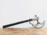 Vintage French Decorative Prop Axe Hatchet Costume Re-Enactment Display Dungeon Medieval Period Weapon Battle circa 1980-90's