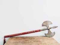 Vintage French Decorative Prop Axe Hatchet Costume Re-Enactment Display Dungeon Medieval Period Weapon Battle circa 1980-90's