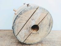 Vintage French Cider Wine Barrel Press Part Brewery Vineyard Machine Part Industrial Commercial Ornament Display c1960-70's