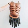 Vintage French Theatre Reproduction Greek Roman Spartan Armour Copper Breast Plate Outfit Prop Re-enactment Display c1990's