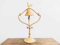 Vintage French Cast Iron Metal Bell Door Dinner Alarm Bell Knocker Ringing Garden Doorbell Warning Alert circa 1999