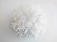 Vintage French Extra Large White Bird Feathers Fancy Lampshade Fluffy Light Cover Unusual Lighting Souvenir Gift c1980-90’s Vintage French Extra Large White Bird Feathers Fancy Lampshade Fluffy Light Cover Unusual Lighting Souvenir Gift c1980-90's