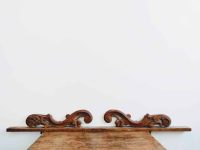 Antique French Carved Wood Wooden Carving Carved Decorative Furniture Wardrobe Cupboard Panel Decor Topper Finial c1910’s Antique French Carved Wood Wooden Carving Carved Decorative Furniture Wardrobe Cupboard Panel Decor Topper Finial c1910's