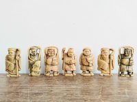 Vintage French Plastic Reproduction Of Japanese Shunga Netsuke Style Statue Art Carving Sculpture Ornament circa 1970-1980’s Vintage French Plastic Reproduction Of Japanese Shunga Netsuke Style Statue Art Carving Sculpture Ornament circa 1970-1980's