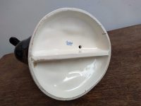 Alternative view of Vintage West German Goebel Black Mallard Duck With Gold Features Porcelain Bird Figurine Ornament Decor circa 1950-60's