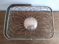 Alternative view of Vintage French Silver Wire Metal Decorative Display Basket Bowl Dish Ornament Decorative Container circa 1970-80's