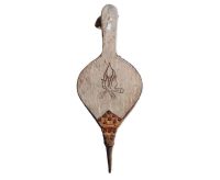 Vintage French Medium Wooden Leather Bellows Fireplace Open Fire Log Burner Stove Tool Prop Display Decor circa 1950-60’s Vintage French Medium Wooden Leather Bellows Fireplace Open Fire Log Burner Stove Tool Prop Display Decor circa 1950-60's