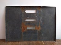 Alternative view of Vintage French Petrol Pump Read Out Plate Cover Tank Meter Scale measure Equipment Automobilia Gauge Display circa 1970-80's