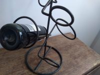Alternative view of Vintage French Iron Wire Floor Sideboard Standing Small Bottle Holder Display Shelf Case Unit Storage Rack circa 1970-80's