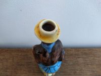 Alternative view of Vintage Italian Drioli Drum Playing Man Smoking Liquor Ceramic Decanter Bottle Pitcher Flask Drinks Ornament c1960-70's