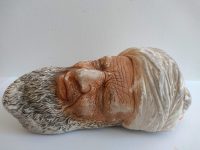 Alternative view of Vintage English Bossons Old Arabian Man In Turban Hat Wall Hanging Plaster Bust Head Ornament Statue Display circa 1970-80's