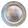 Antique German Heavy Pewter Plate Tray Charger Platter Serving Copy of antique plate dated 1798 display circa 1960-1970's