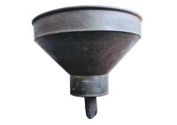 Vintage French Large Heavy Metal Milk Churn Funnel Dairy Industrial Agricultural Farming Farm Machinary circa 1960-70's