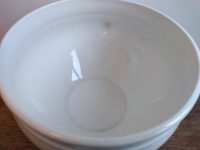 Alternative view of Vintage French Normandy Ceramic White Large Terrine Onion Soup Bowl Lion Decor pot dish plate serving dining c1970-80's