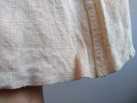 Alternative view of Antique French Linen Hemp Night Shirt Smock Biaude Medium Ladies circa 1900