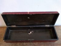 Alternative view of Vintage Japanese Wood Wooden Enamel Painted Flower Bird Jewelry Jewellery Catch All Storage Box circa 1950-60's