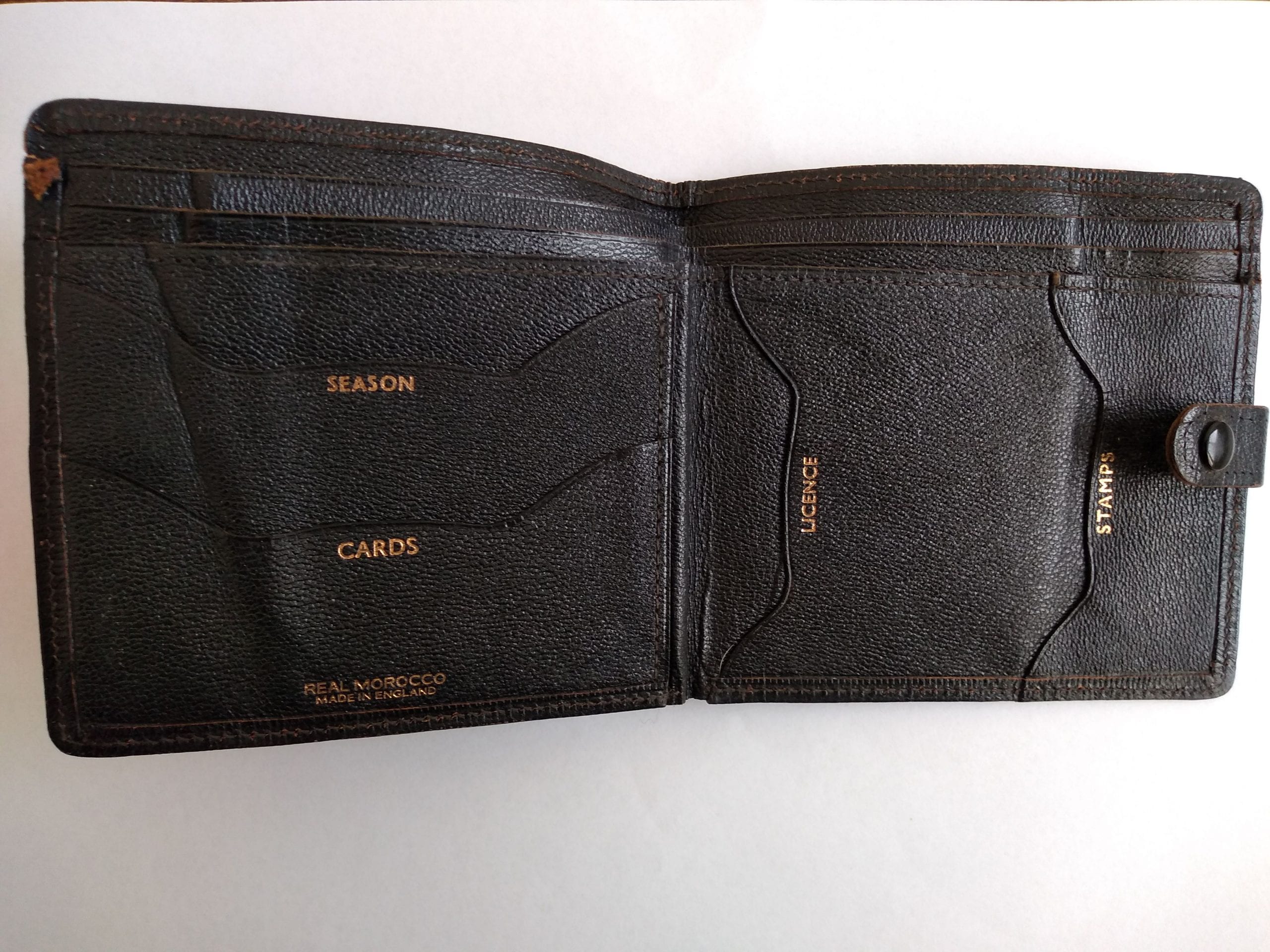 Club Morocco Wallet - Simple - Black  Leather Wallet By Moroccan Corridor®
