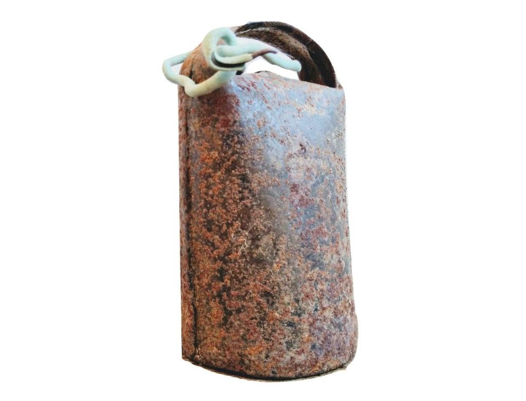 Vintage French Small Goat Cow Animal Bell Decorative Display Livestock Agriculture Warning Locating circa 1940-50's  English Shop