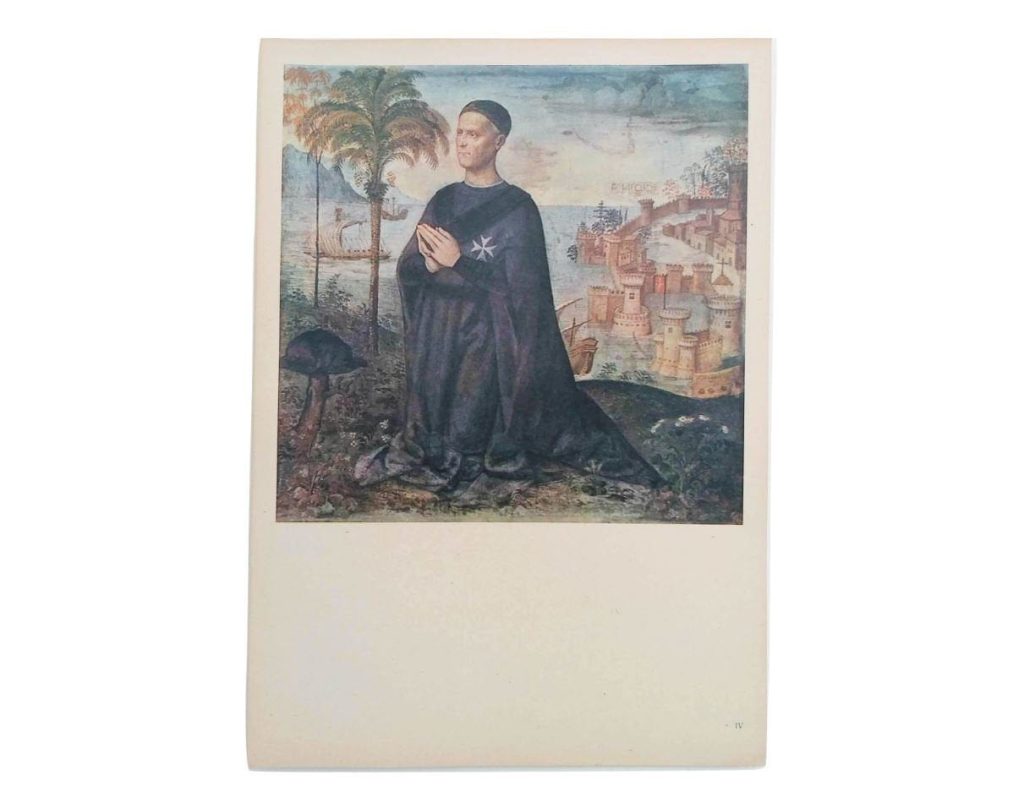 Vintage Italian Grand Master Pinturicchio Print Reproduction Albert Aringhierl Sienne Dome Chapelle St Jean Baptiste c1955